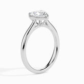 1ct Heart F- VS Lab Grown Diamond Solitaire Engagement Ring